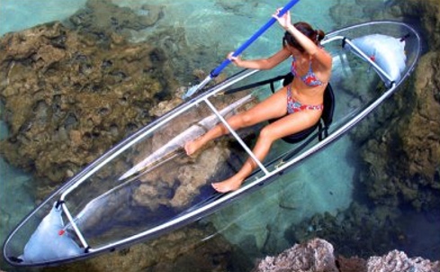 大型PC吸塑透明船-水上皮划艇